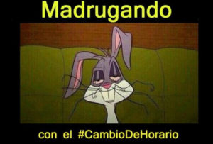 Cambio de horario de verano